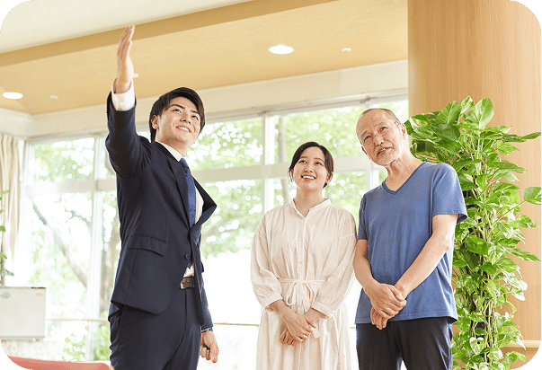 施設提案・見学調整サポート